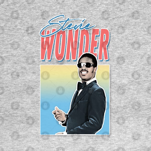 Stevie Wonder / Retro Aesthetic Fan Design by DankFutura